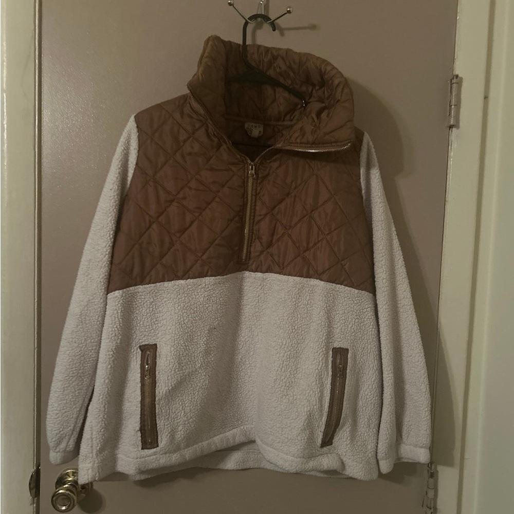 Como Vintage Quilted Brown Jacket